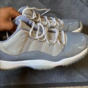 Grey Air Jordan 12’s